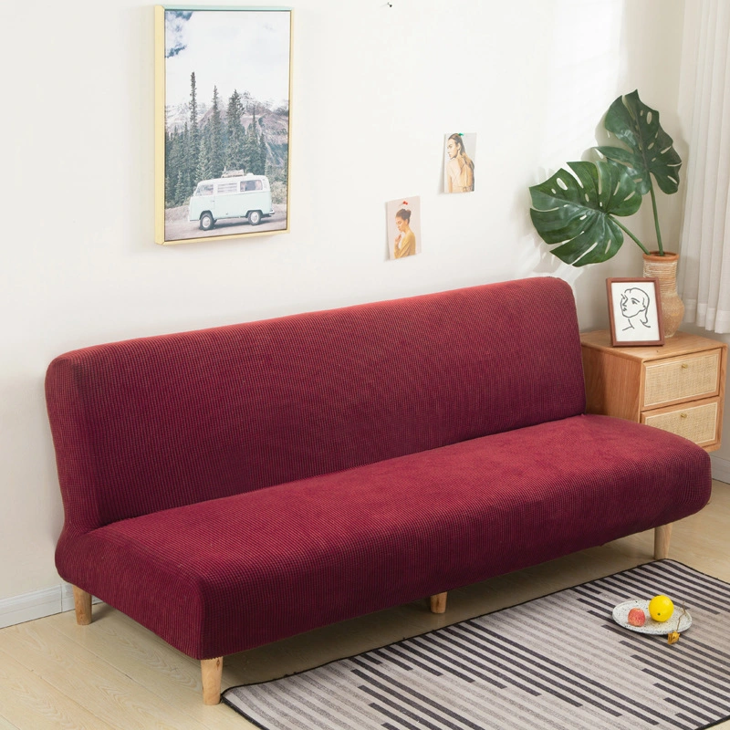 3 Bodies Velvet Elastic Recling Dust Cover, Corn Texture Design Universal Sofa Cover