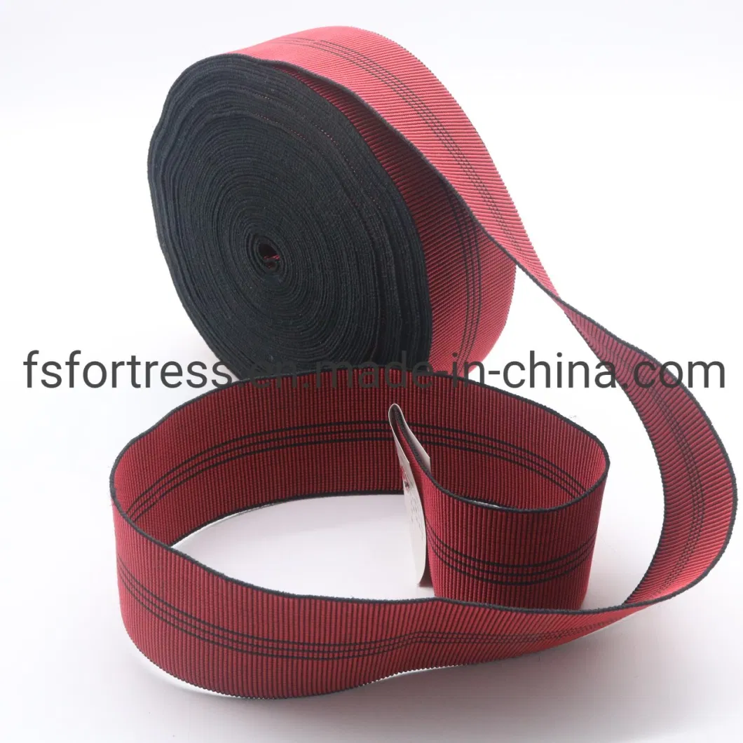 Furniture Webbing, Sofa, Chair Wholesale Woven Elastic with High Quality Red