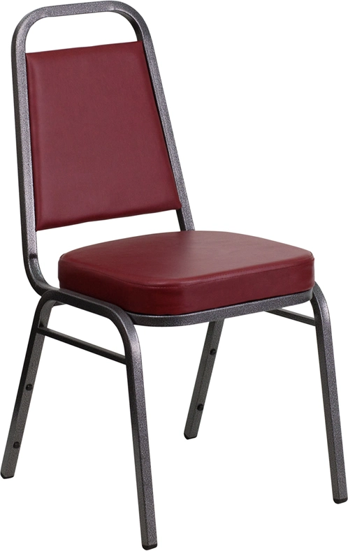 China Factory Supply Stackable Vinyl Metal Dining Banquet Chair (ZG10-001)