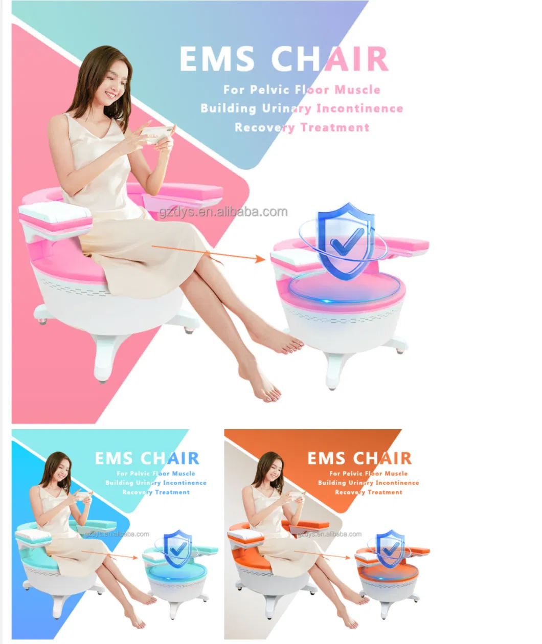 EMS Pelvic Restoration Prostate Conservation Chair Floor Muscle Abdominal High Quality Pelvic Floor Muscle Repair Chair