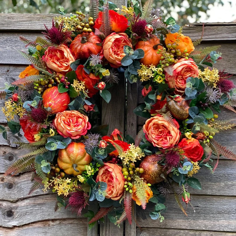 Burlap Ukrainian Wreath