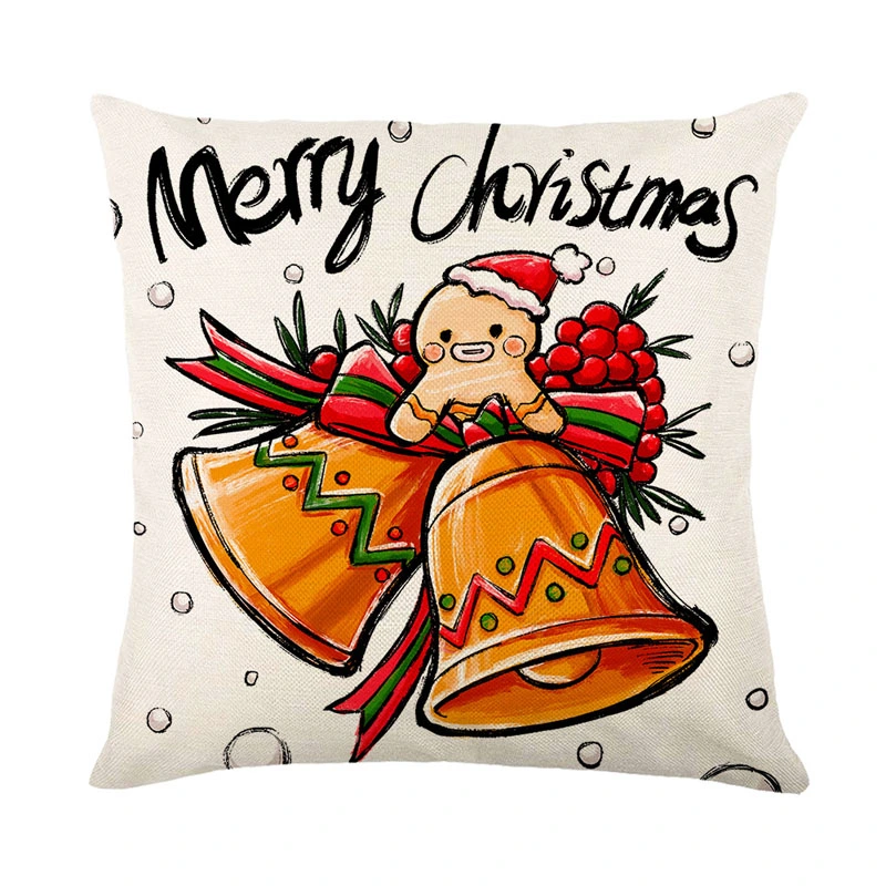 Christmas Home Decorations Cushion Covers for Sofa Couch Bed Chair Car