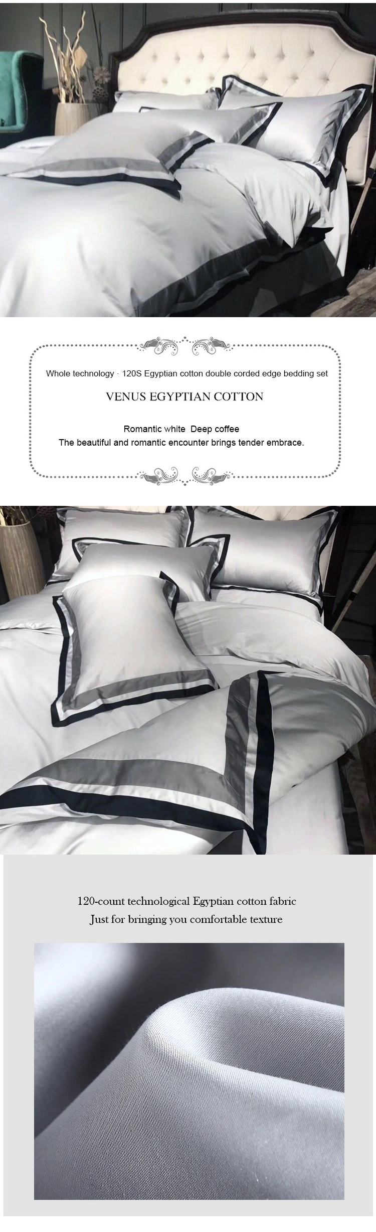 Factory Bed Linen Wholesale 100% Cotton Motel Linen, Bedclothes King Size Sheets for Hotel