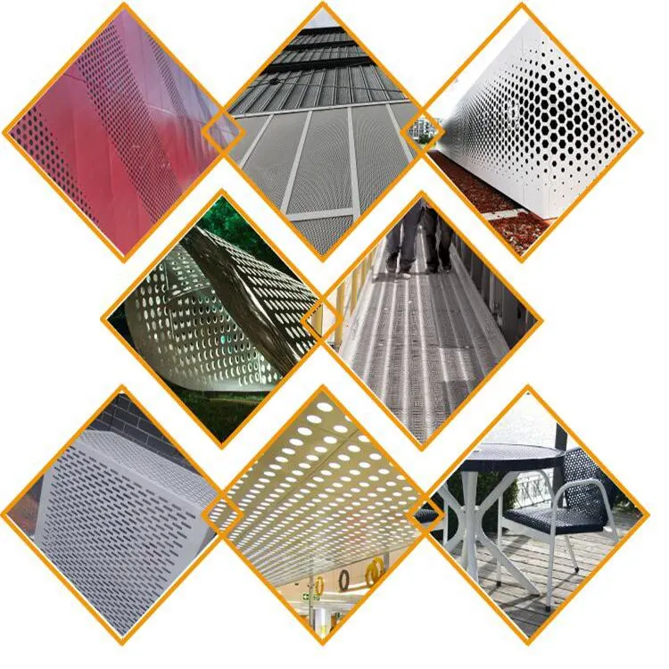 Top Quality Round Hole Perforated Aluminum Steel Sheet Punched Decking