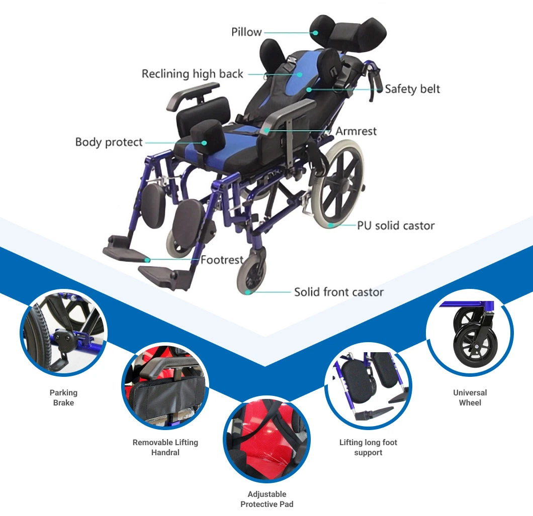 Cp Wheelchairs for Cerebral Palsy Children Sale