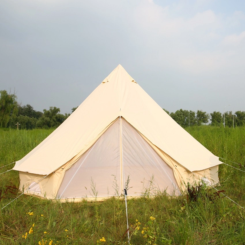 Outdoor Glamping Luxury Canvas Bell Tent for Festival