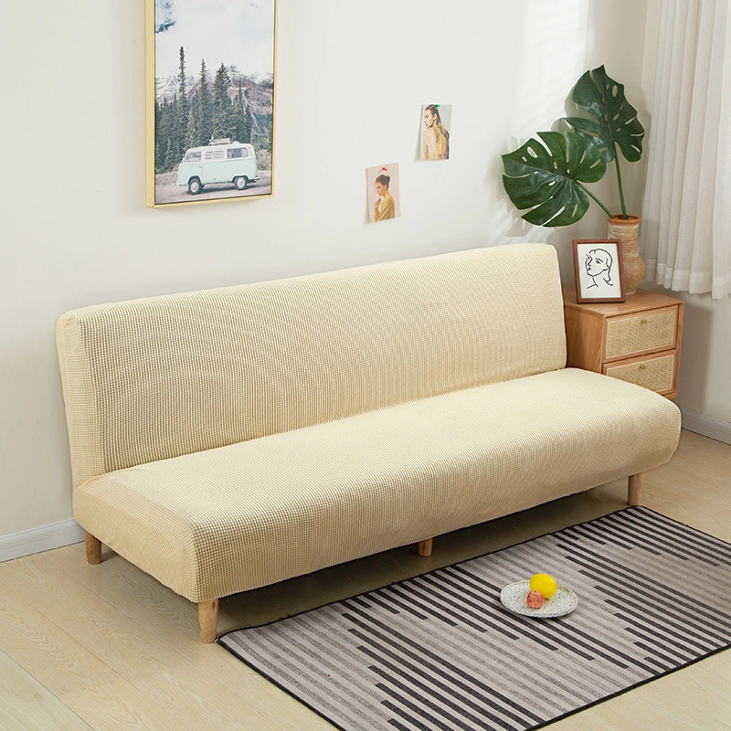 3 Bodies Velvet Elastic Recling Dust Cover, Corn Texture Design Universal Sofa Cover