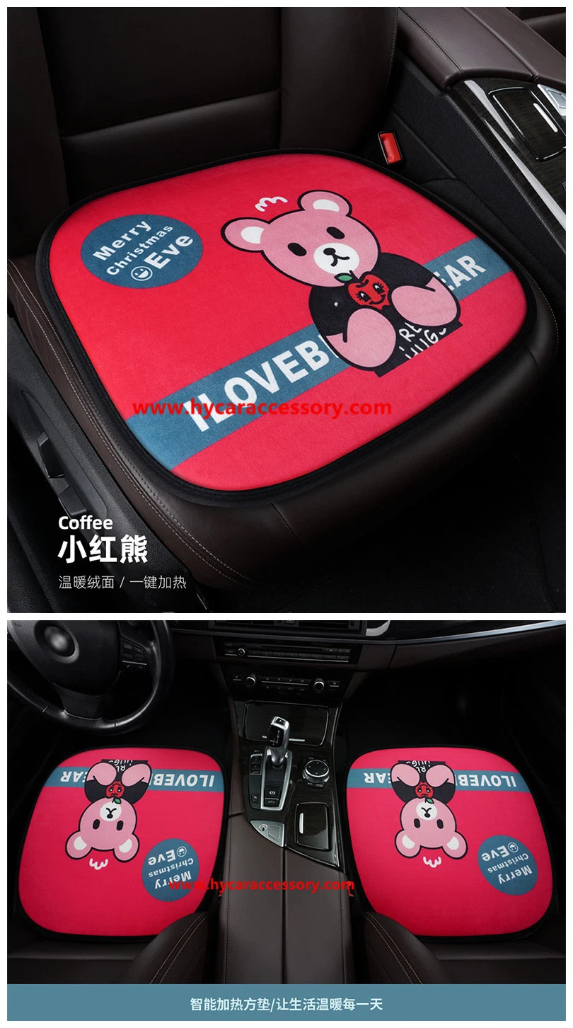 &#160; Car Decoration Car Interiorcar Accessory Home &#160; Office Universal Cartoon USB &#160; Heating Cushion Pad Winter Auto Car Heated Seat Cover