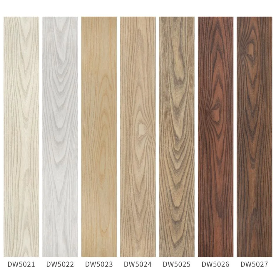 Vinyl Building Material House Decor Water Resisant Wall Cover Decoration Wood Plank Film