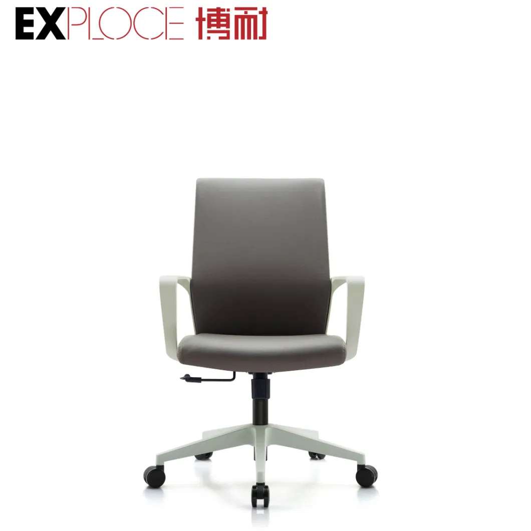 Small Cbm Bulk Loading Quantity Low Price Black Cover Swivel Staff Chair