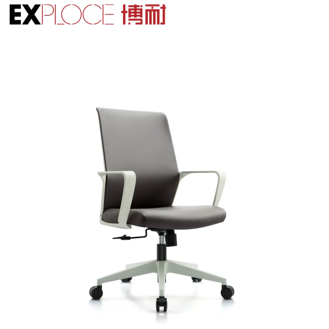 Small Cbm Bulk Loading Quantity Low Price Black Cover Swivel Staff Chair