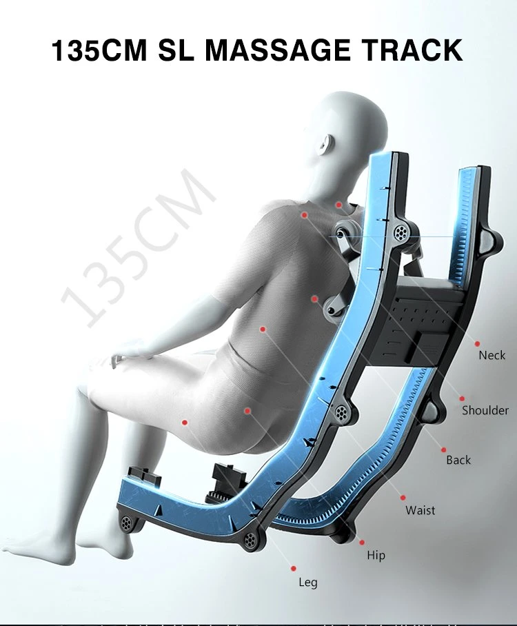 Rotai Swing 3D Mechanism Flexible SL Track Massage Machine Full Body