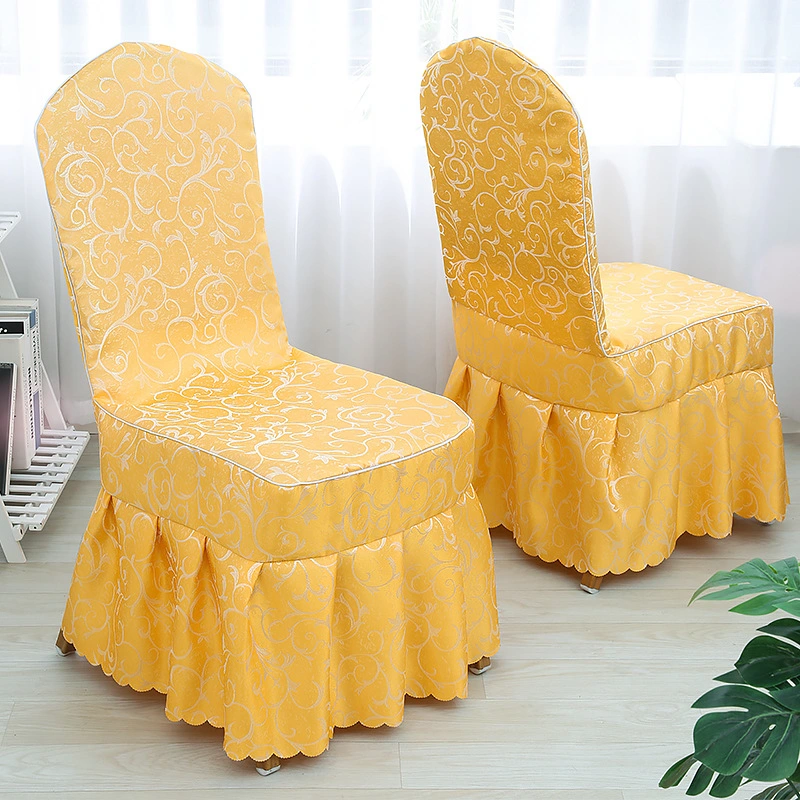 Wholesale Floral Striped Custom Chair Cover Dining Room Wedding Hotel Banquet Chair Cover