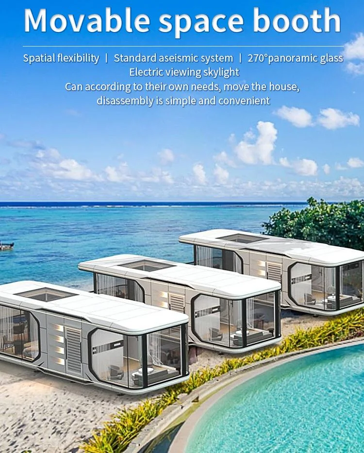 Yoursjoys Space Capsule Small Mobile Home Modern Modular House Prefabricated Homes