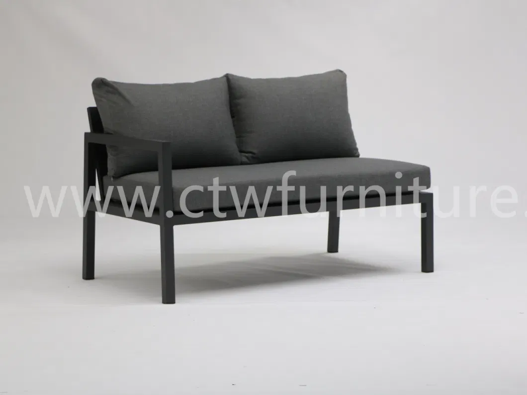 Hot Selling Modern Patio Conversation Set Aluminum Garden Sofa Waterproof Furniture Outdoor