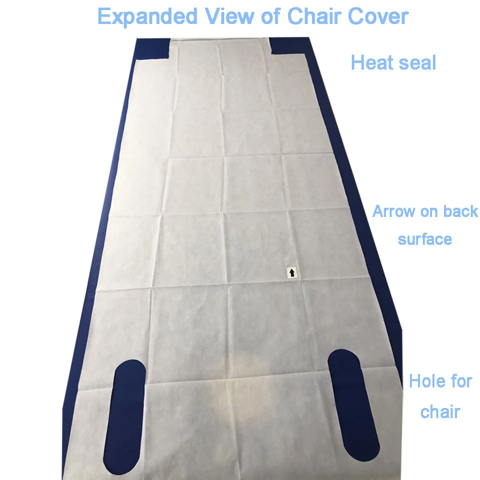 CE ISO13485 Certificated Disposable Breathable Waterproof Chair Cover for Disabled