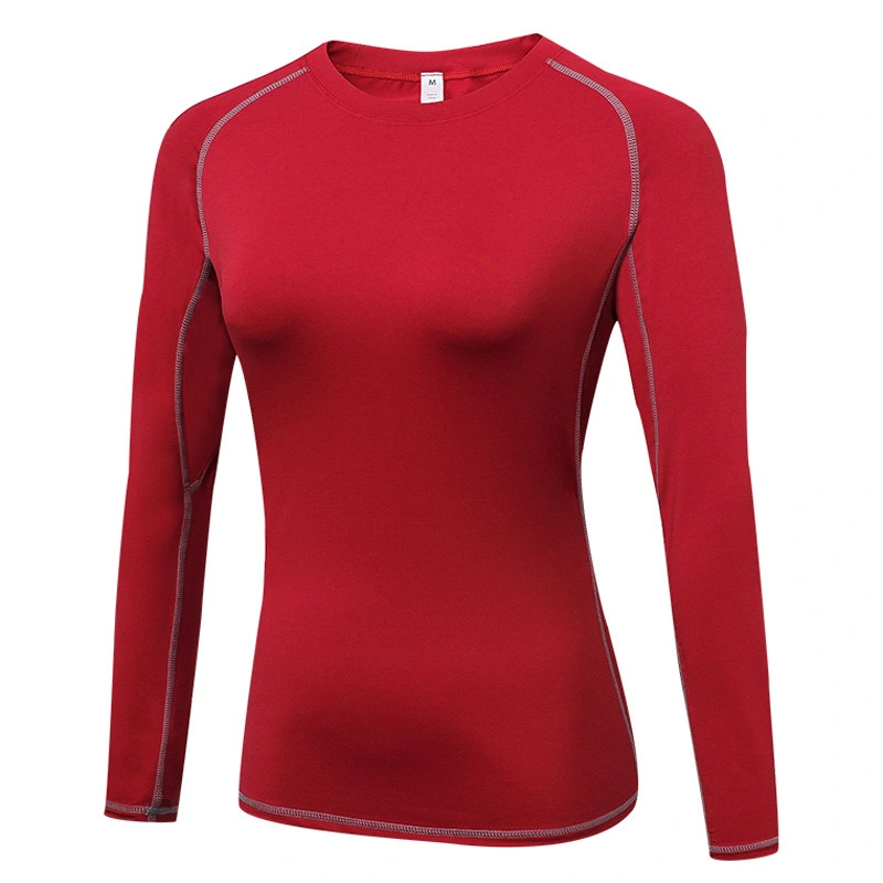 Quick Dry Shirt Long Sleeve Tights Fitness Sports Tops Fitness Women Long Sleeve Gym Tops Bl14452