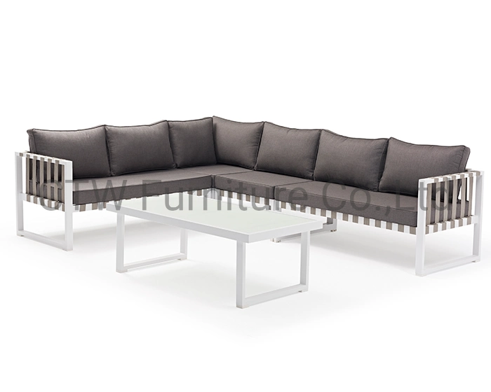 Hot Selling Modern Patio Conversation Set Aluminum Garden Sofa Waterproof Furniture Outdoor