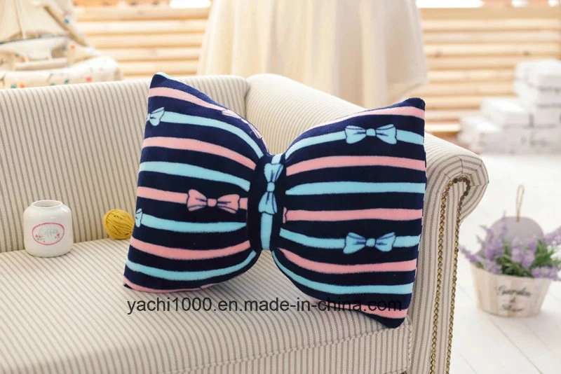 Stuffed Toy Bowknot Pillow Plush Cushion Cover