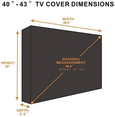 Dust Cover for TV Hotel/Dining Room/Kitchen/Bedroom