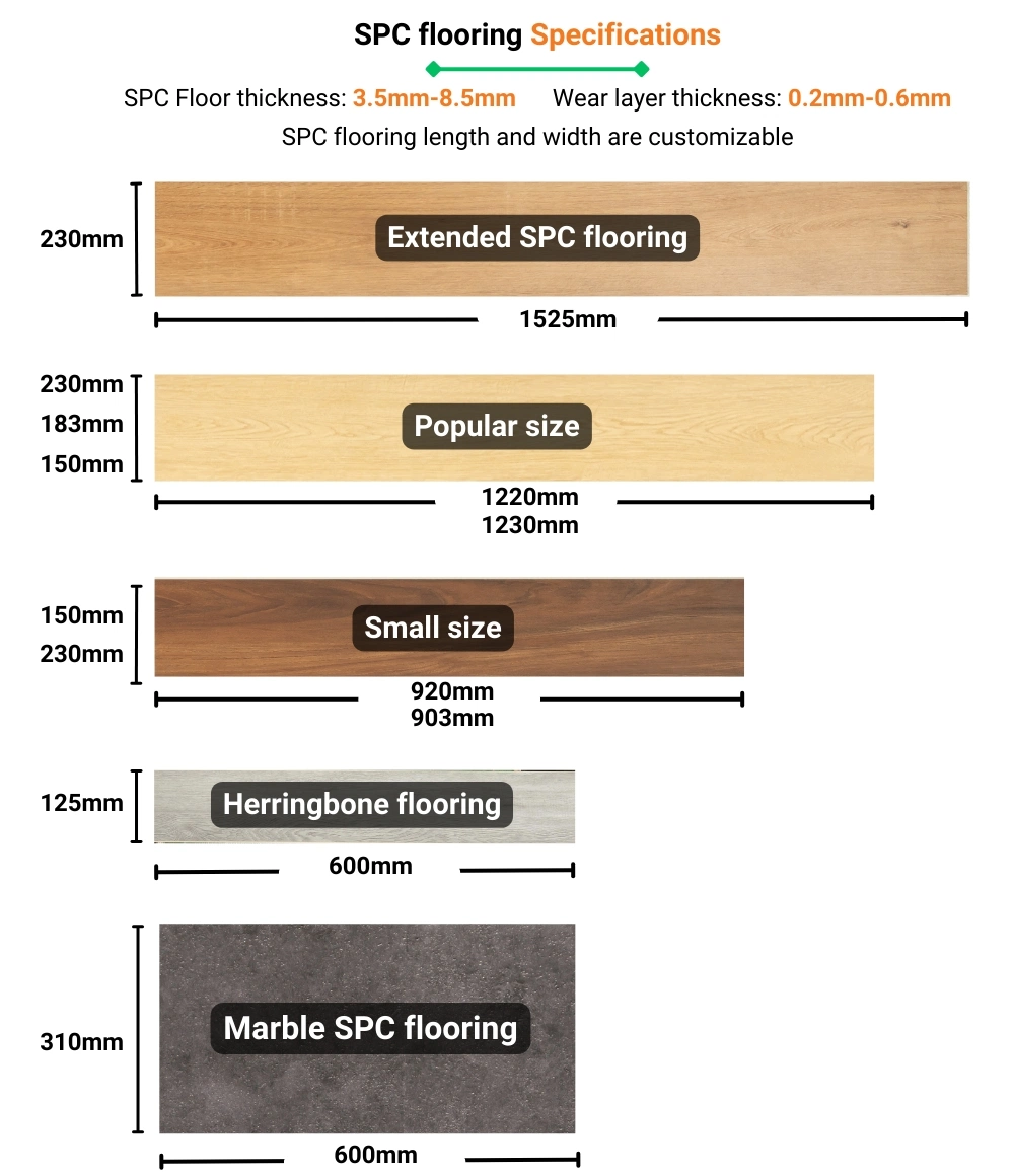 Click/Self-Adhesive/Glue Down/Loose Lay/Dry Back Sheet/Plank/Roll PVC/Spc/Lvt Plastic/Wood/Wooden/Stone/Marble/Ceramic Vinyl Floor Cover