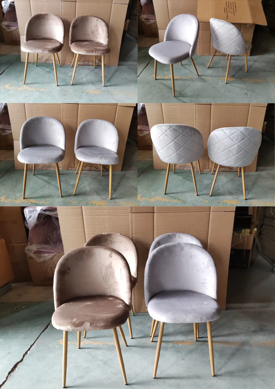 Hot Selling Modern Hotel Restaurant Simple Soft Dining Chair Fabric Covers for Events Restaurant Furniture Fabric Dining Chair