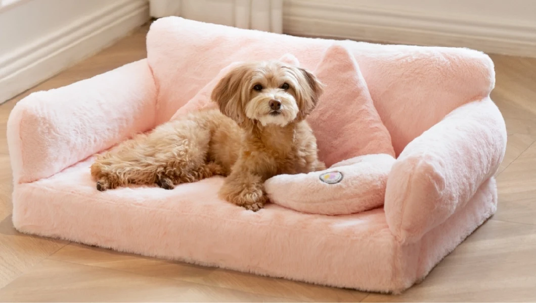 Manufacturer Wholesale Pet Winter Warm Removable and Washable Square Sofa