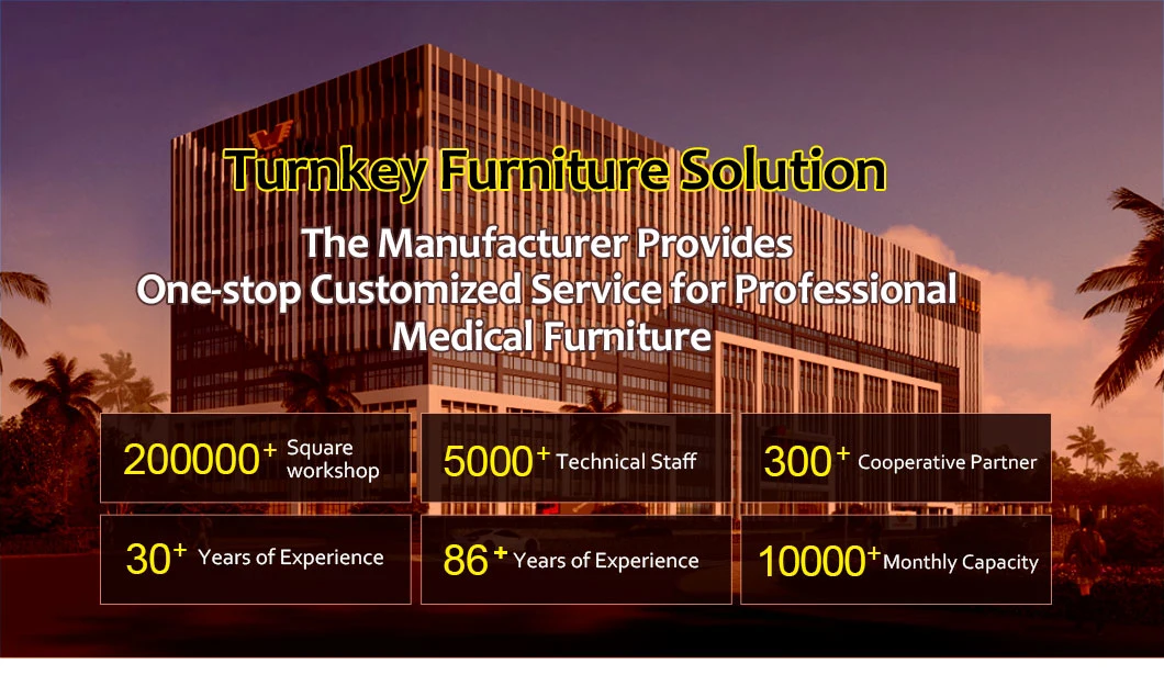 Modern Design Hospital Furniture Doctor Office Desk Medical Wooden Computer Table and Chair