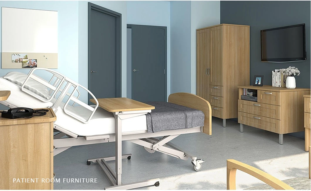 Modern Design Hospital Furniture Doctor Office Desk Medical Wooden Computer Table and Chair