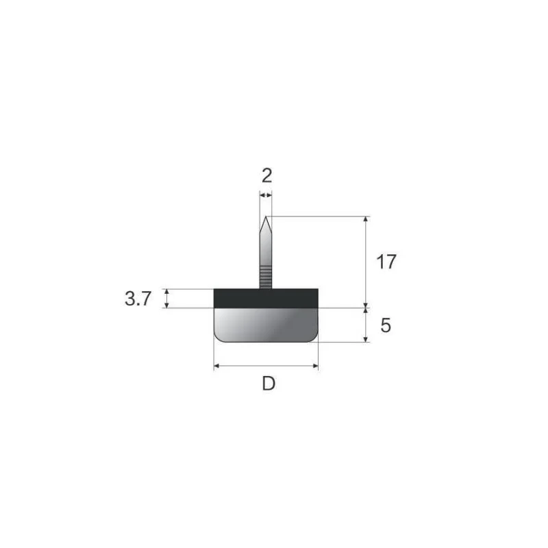 Furniture Sliders Nail Furniture Feet Table Glider Plastic Protector