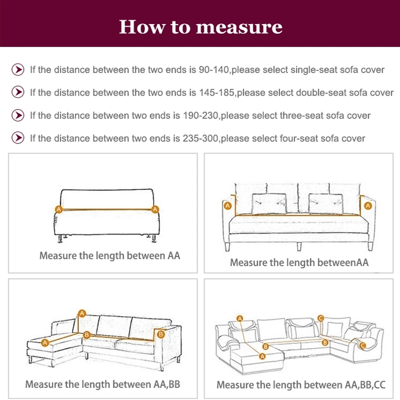 Home Decor Sofa Slipcovers Stretch Couch Protector Covers 2-Piece Spandex Printing Furniture Cover