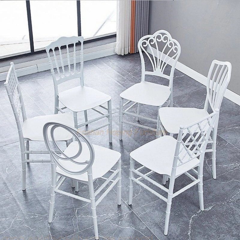 China Factory Event Party Wedding Use Dining Resin Soft Indoor Chair Clear Hotel Acrylic Furniture Chiavari Crystal Dining Table Cloth Cover Chair