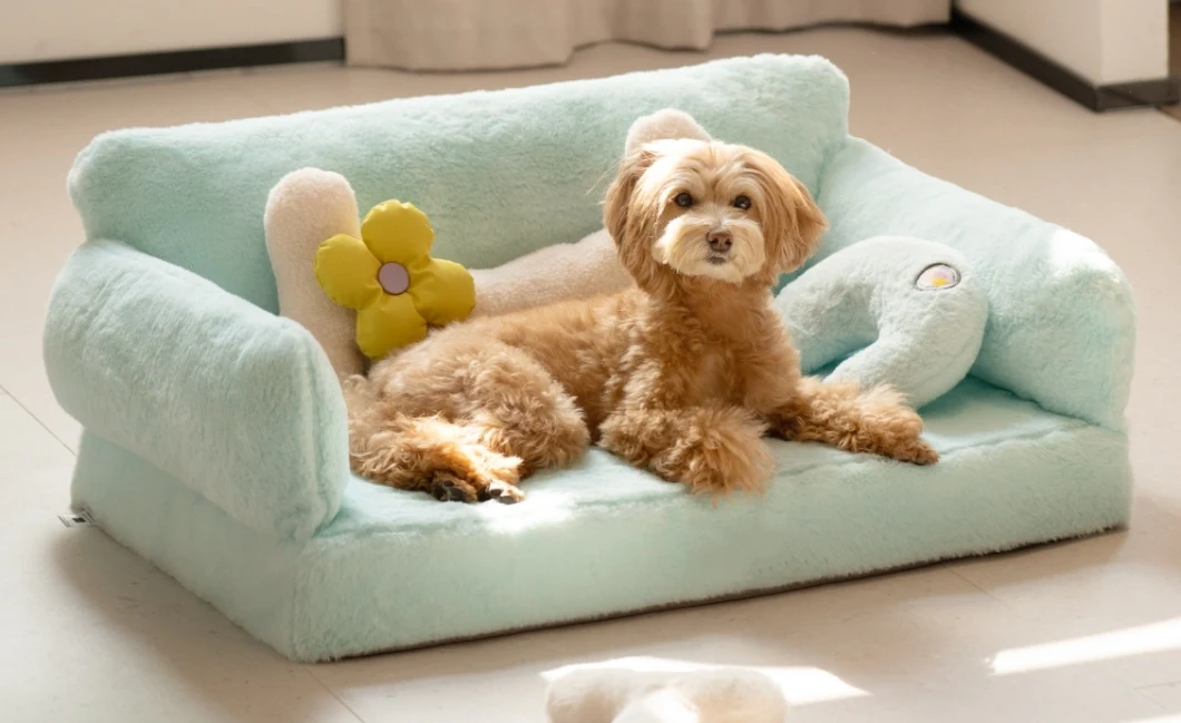 Manufacturer Wholesale Pet Winter Warm Removable and Washable Square Sofa