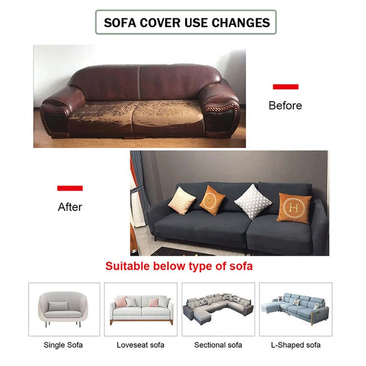 Elastic Stretch Sofa Cover Living Room Couch Polyester / Cotton