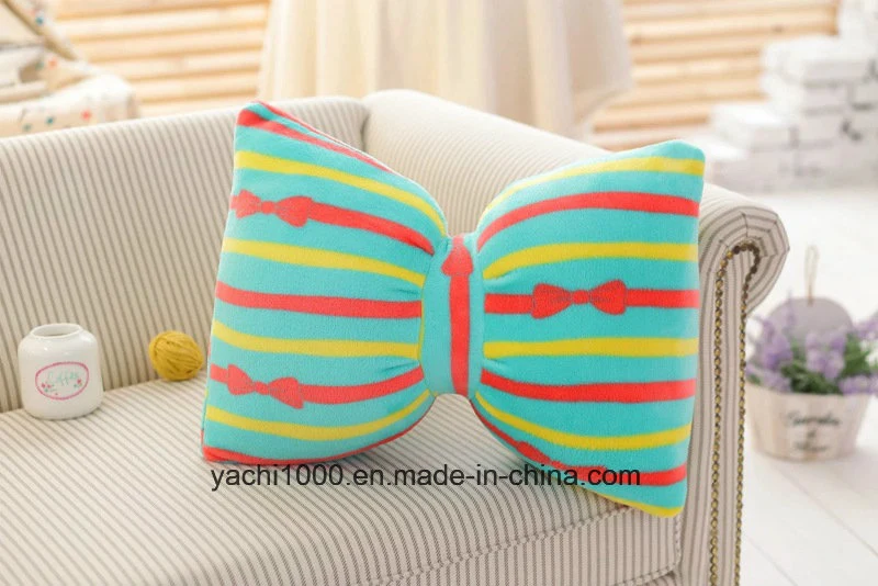 Stuffed Toy Bowknot Pillow Plush Cushion Cover