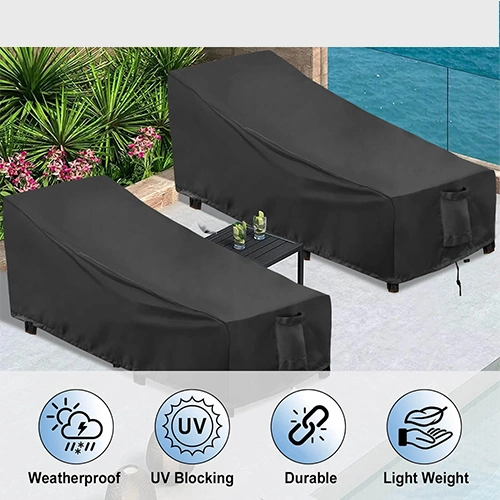 Outdoor Waterproof Terrace Recliner Cover - UV Resistant Recliner Cover, Heavy-Duty Windproof Terrace Sofa Furniture Cover