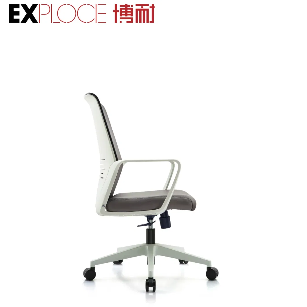 Small Cbm Bulk Loading Quantity Low Price Black Cover Swivel Staff Chair