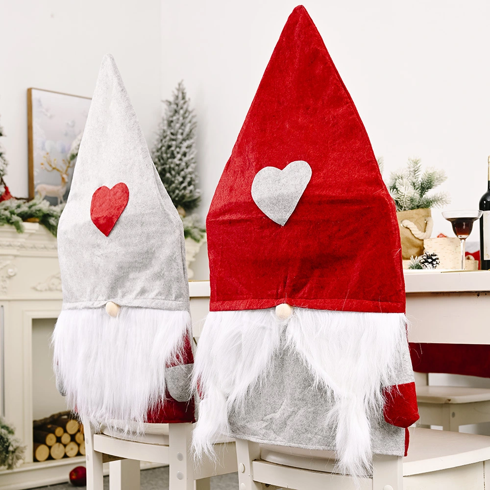 Christmas Chair Covers Xmas Kitchen Dining Chair Back Covers Santa Hat Chair Covers Dining Decorations Christmas Table Decoration