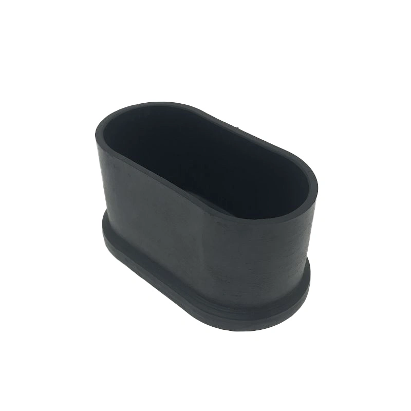 25*50 20*40 Oval Tube Sleeve PVC Soft Rubber Sleeve Iron Tube Protective Sleeve Furniture Table and Chair Leg Sleeve