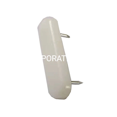 PP with Metal White Double Nail Glide Furniture Accessories Table Protector