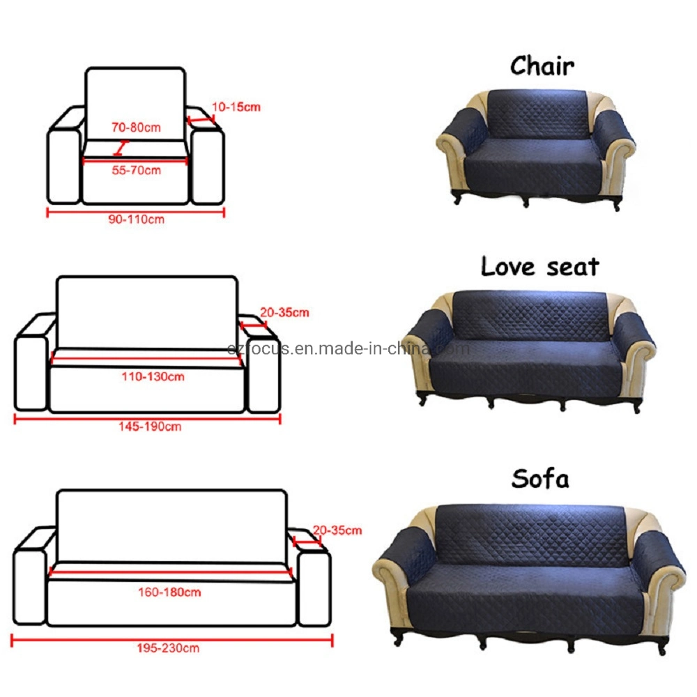 Non-Slip Pet Sofa Cushion Reversible Furniture Protector Wbb10359