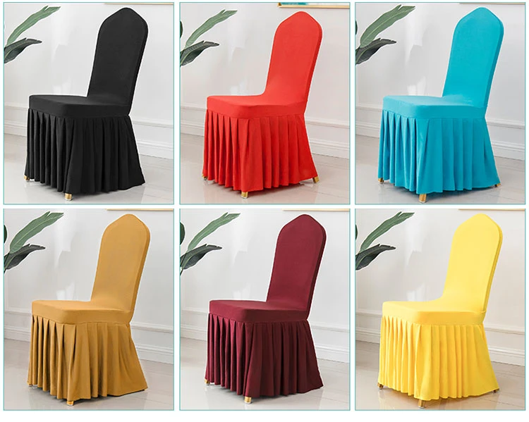 Wholesale Floral Striped Custom Chair Cover Dining Room Wedding Hotel Banquet Chair Cover