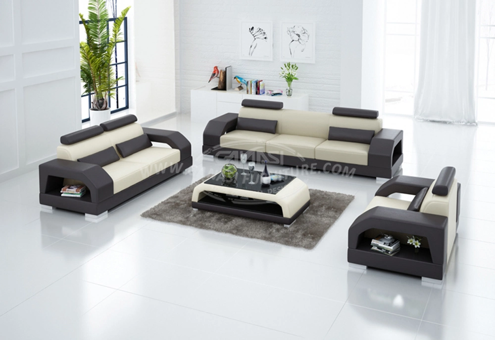 Promotional Modern High Density Sponge Modular Leather Furniture in Optional Color (G8001D)