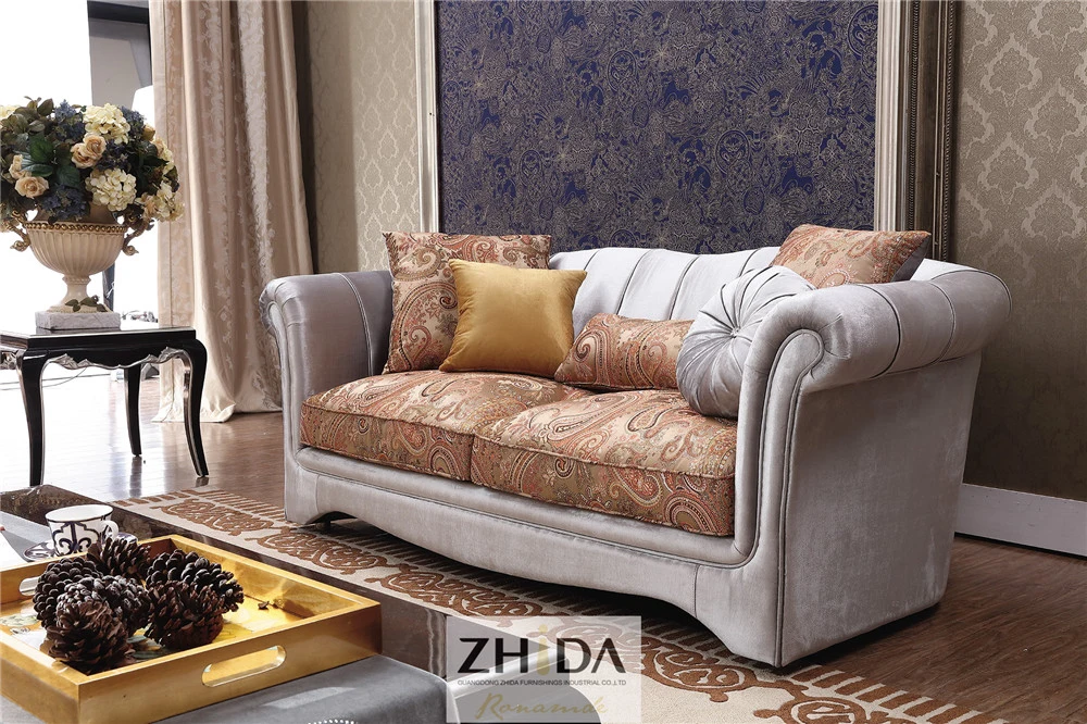 Jacquard Fabric Sofa for Living Room Furniture