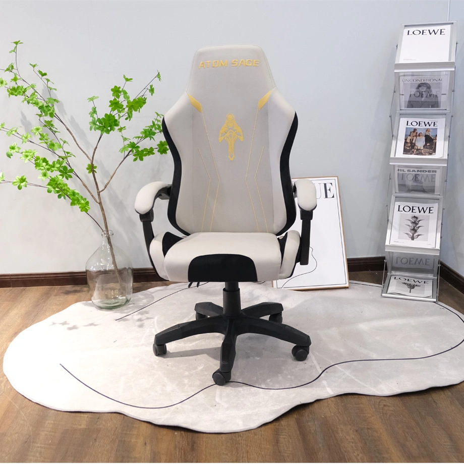 Partner New Promotion Model Racing Chair with Velvet Fabric and PVC Cover