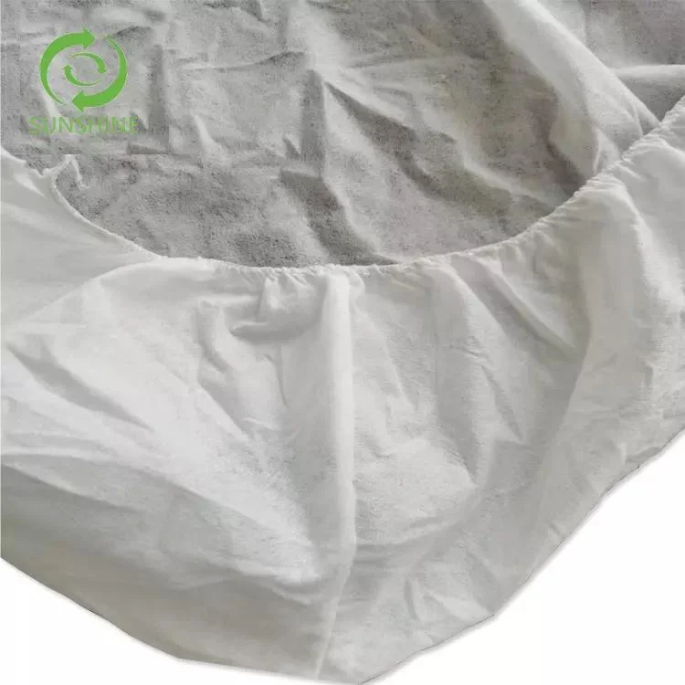 Disposable Spunlace Nonwoven Bedding Set Spunlace Nonwoven Fabric Spunlace Bed Sheet Bed Quilted Mattress Bed Cover up