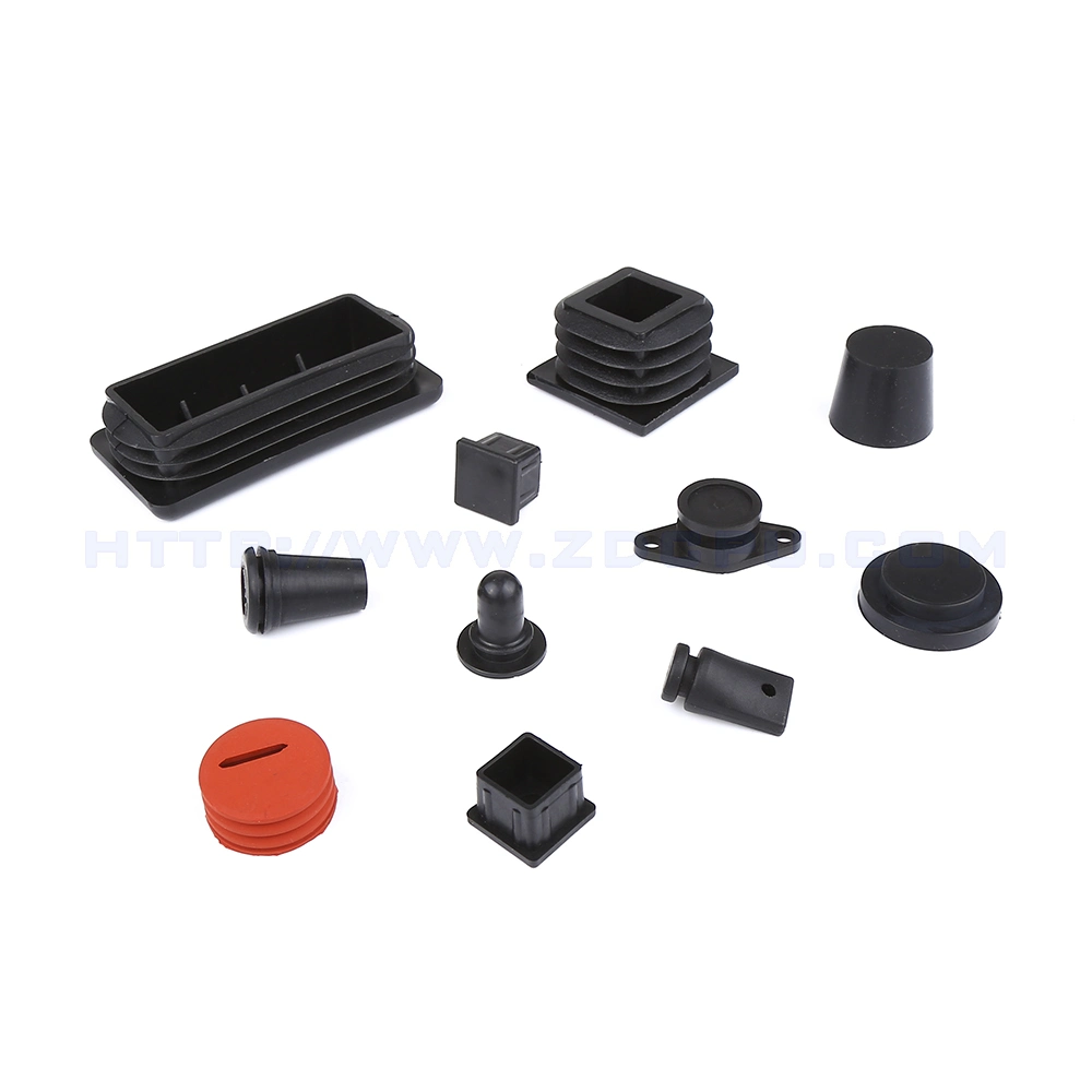 Nonstandard Small Size PP ABS Plastic Injection Molding End Cap, Pipe Protection Cover