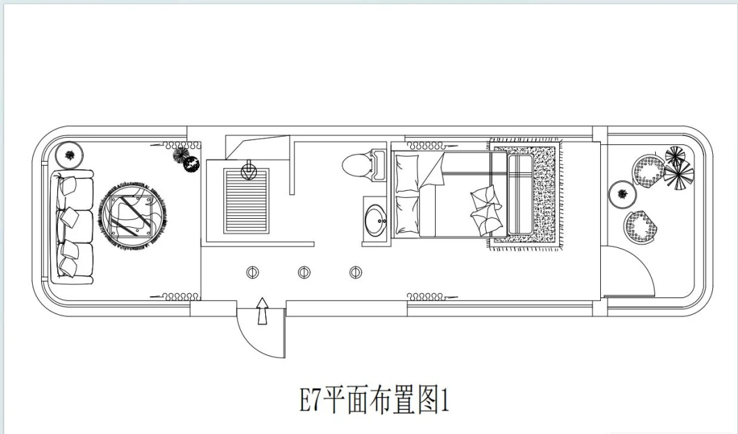 Multiple Modern Design Luxurious Container Prefab House New Conception Capsule House