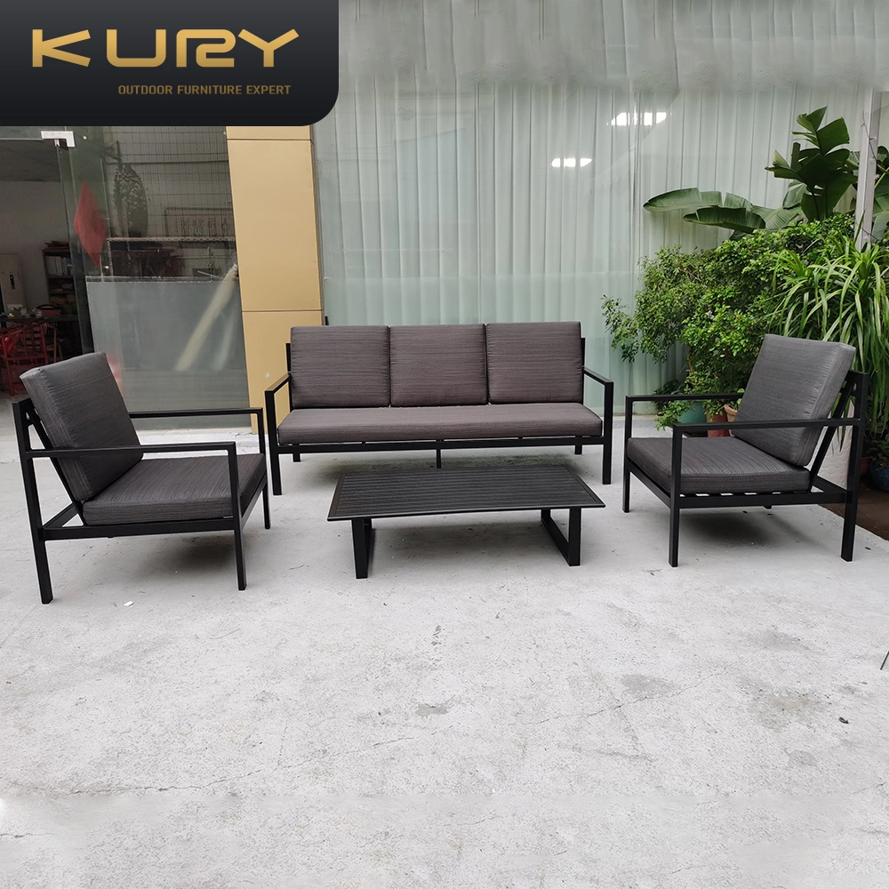 Waterproof Outdoor Furniture Set Aluminum Patio Hotel Home Simple Leisure Sofa