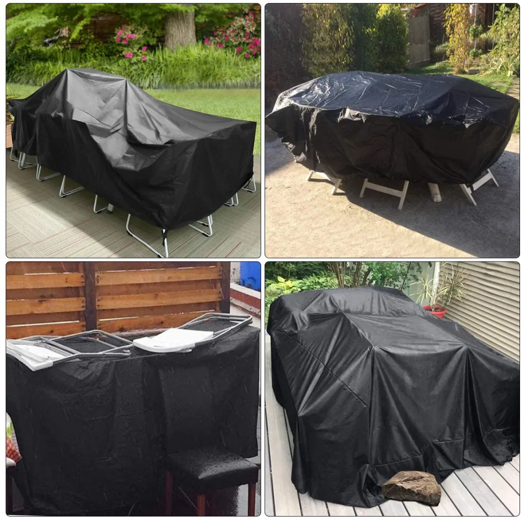 Mulite Size Waterproof UV Resistant Outdoor Tables Sun Protection Garden Patio Furniture Cover